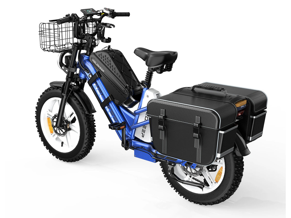 Hikeep Waterproof Rear Rack Double Pannier Bag for E-Bikes