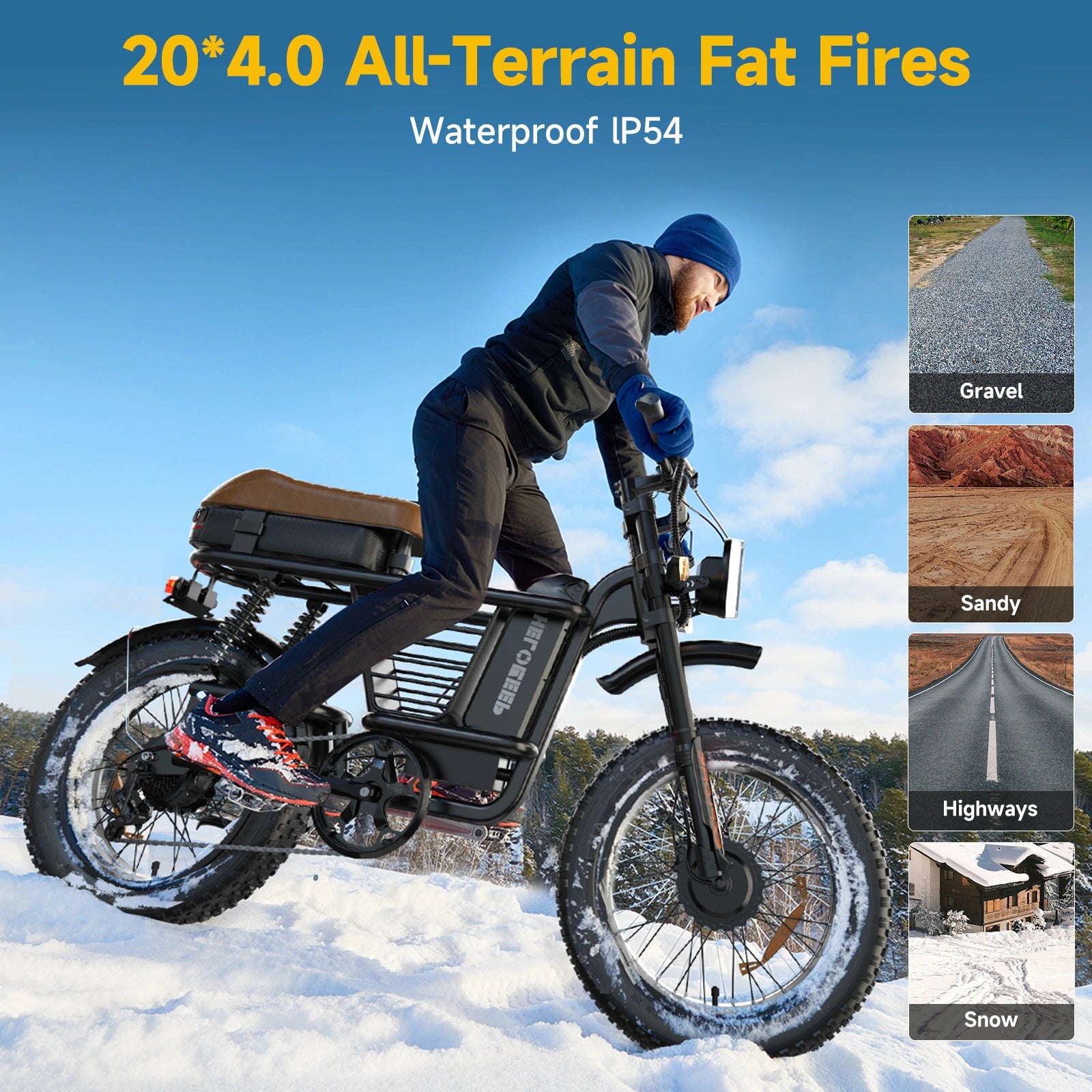 捆绑 ME-T Cargo Fat Tire eBike - Hikeep ebike