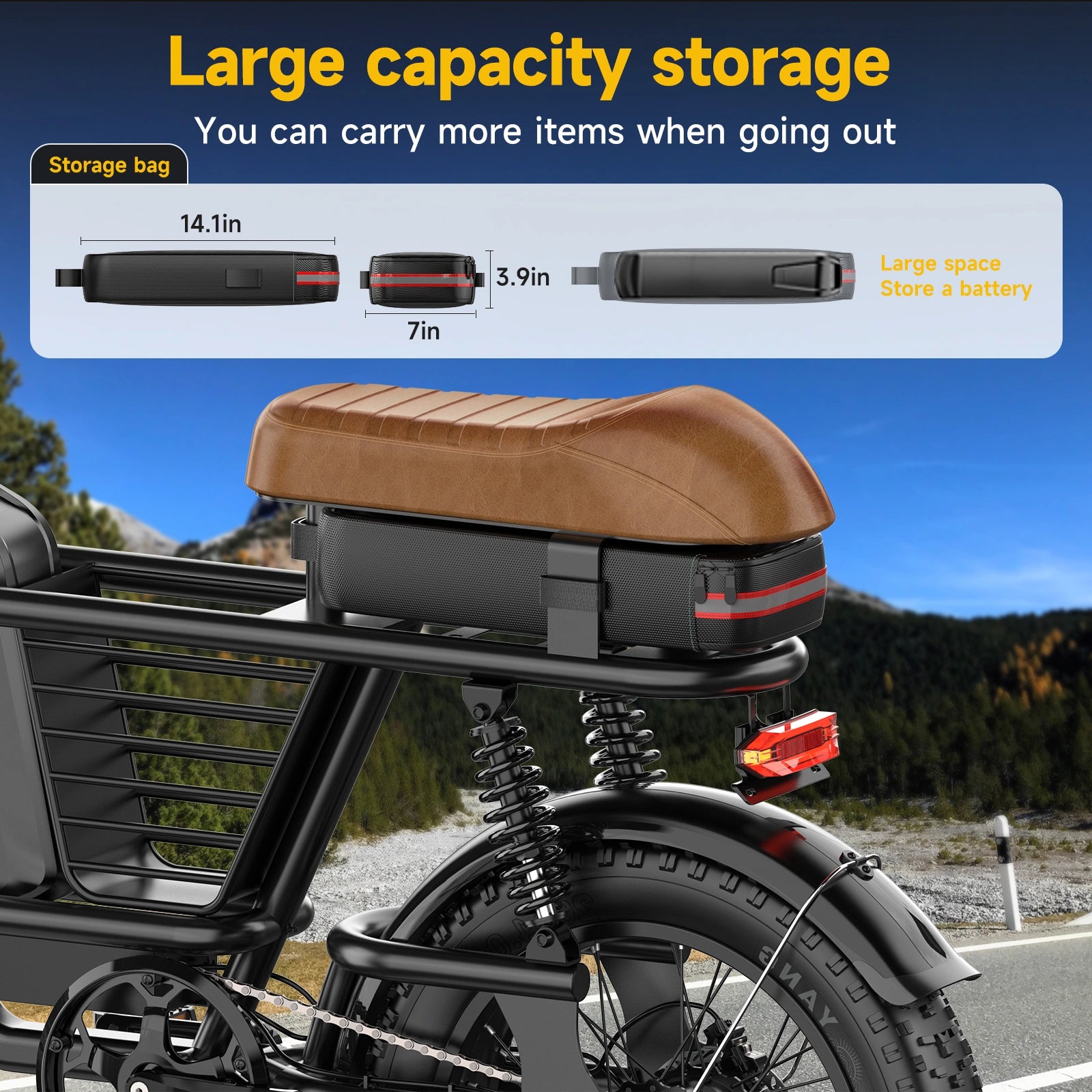 捆绑 ME-T Cargo Fat Tire eBike - Hikeep ebike