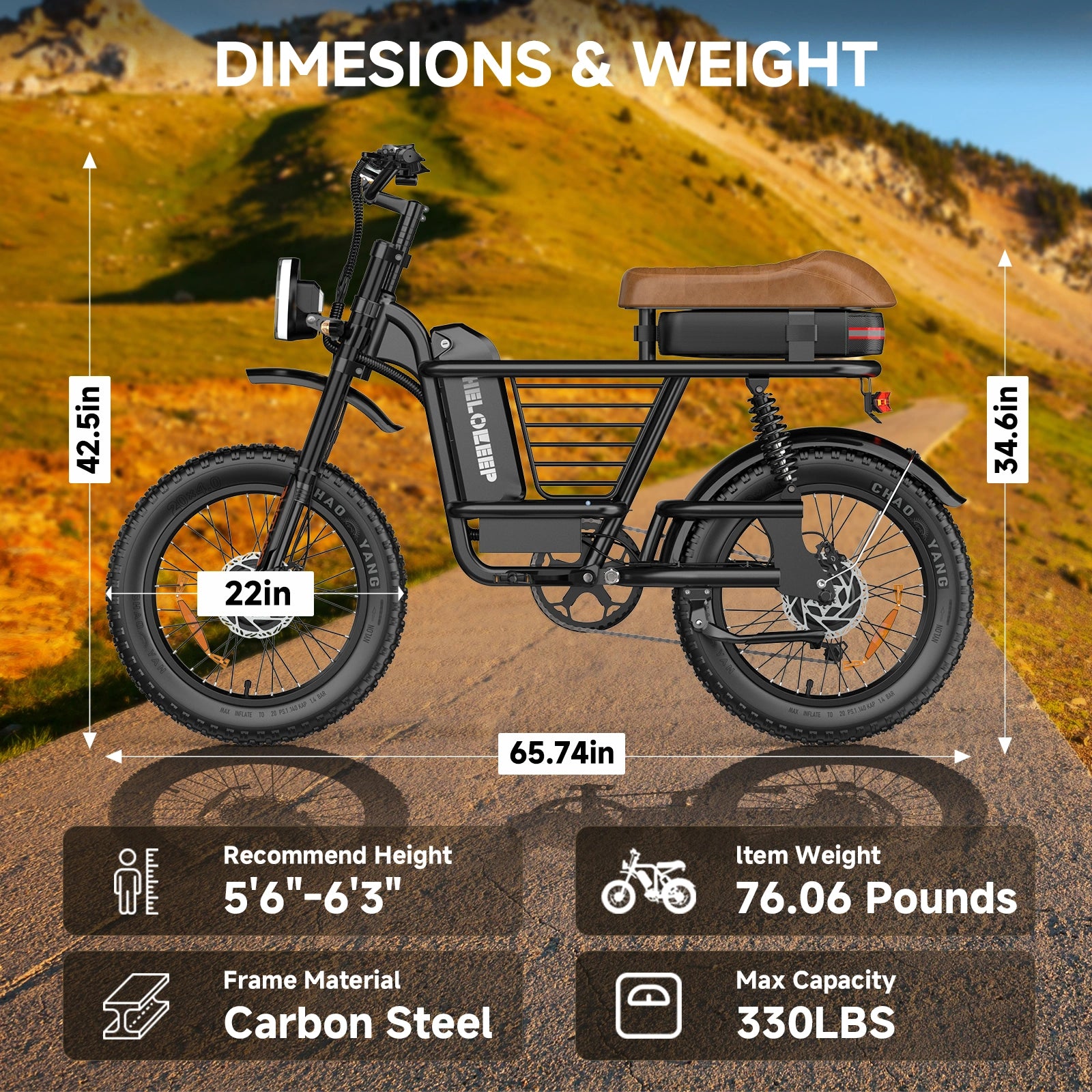 捆绑 ME-T Cargo Fat Tire eBike - Hikeep ebike
