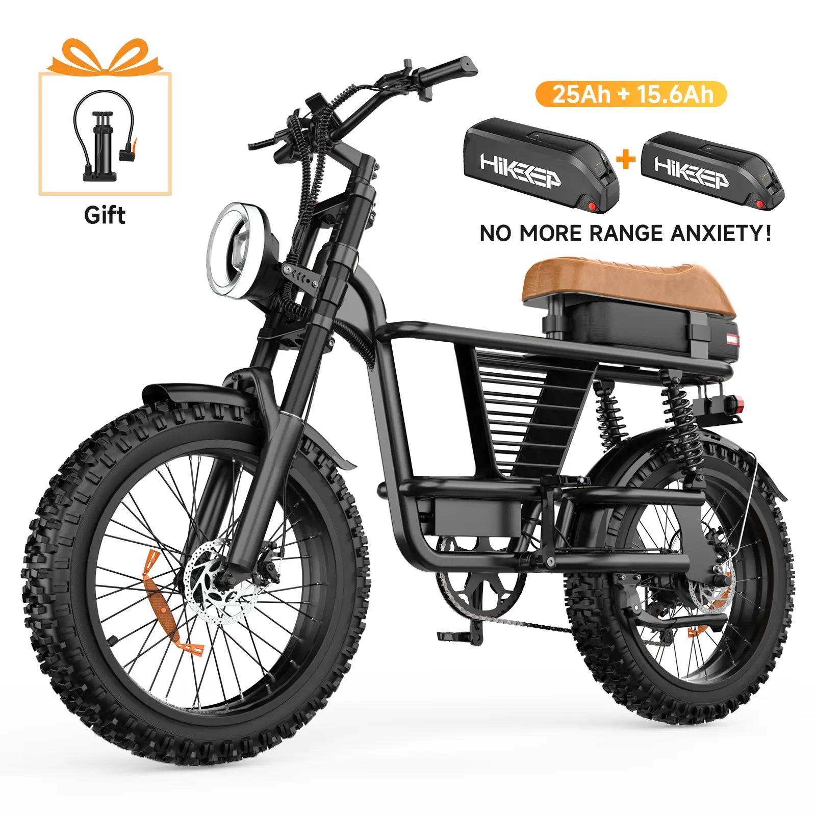 ME Cargo Retro Off-Road Electric Bikes | All-Terrain Ebikes - Hikeep ebike