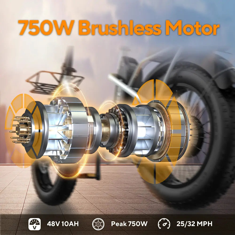 HiKeep COCO Folding Electric Bike 48V/13Ah