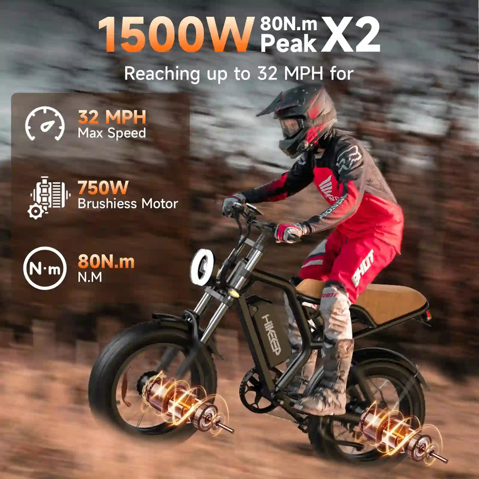 Hikeep K6T Dual Motor E-Bike - Hikeep ebike