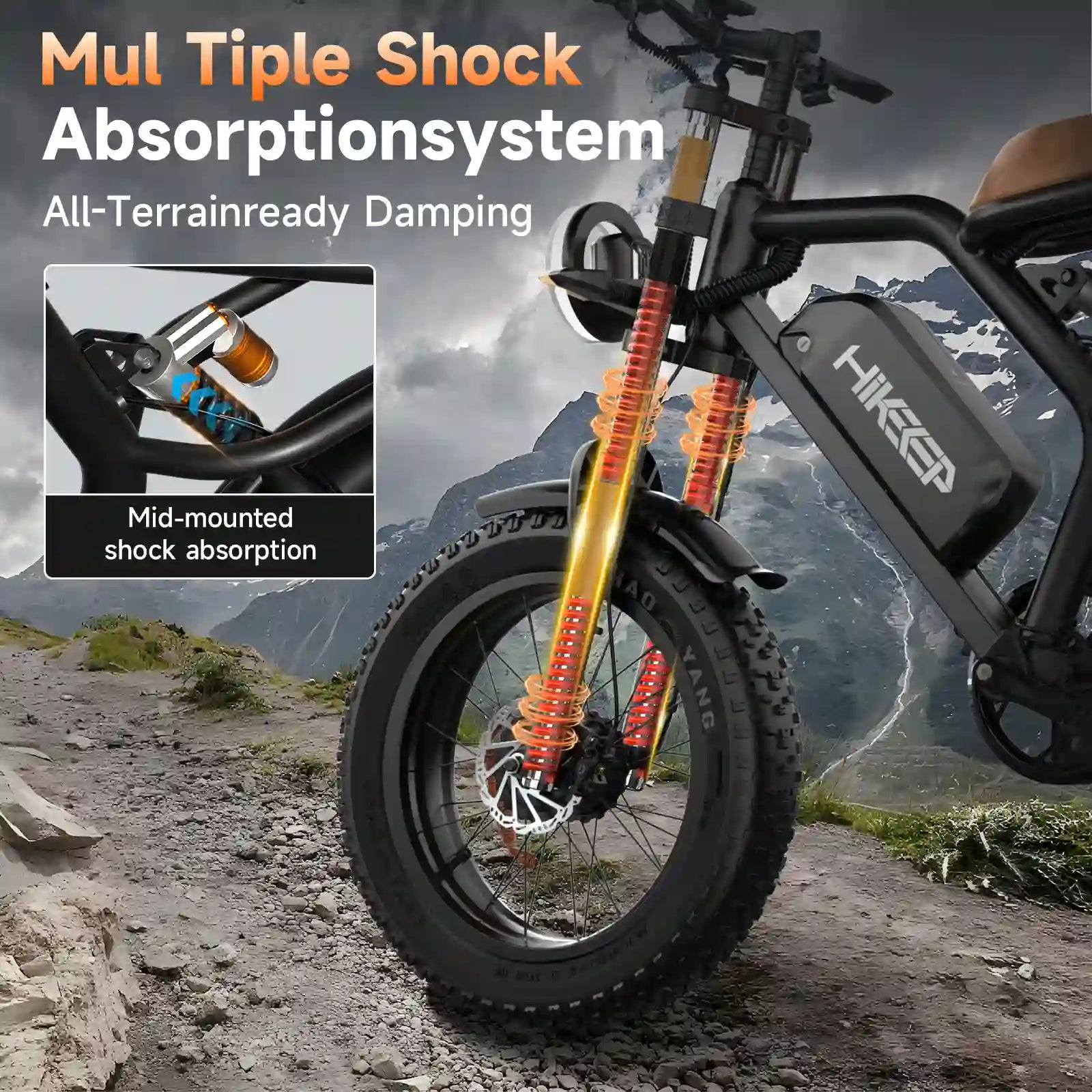 HiKeep K6 Ebike – Comes with a FREE Gift Pack Worth $157(The shipping fee needs to be paid separately) - Hikeep ebike