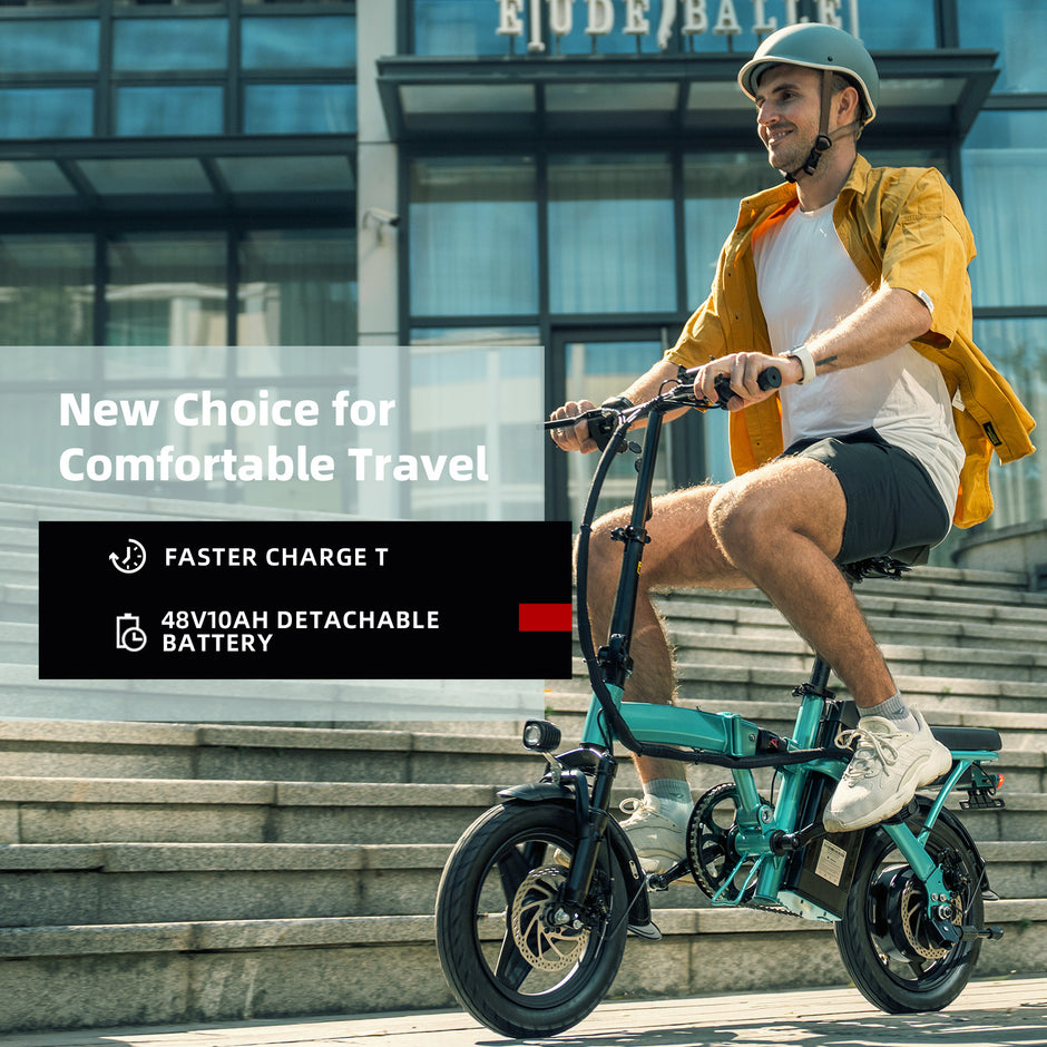 HiKeep D1 Foldable Electric Bike 48V 10Ah