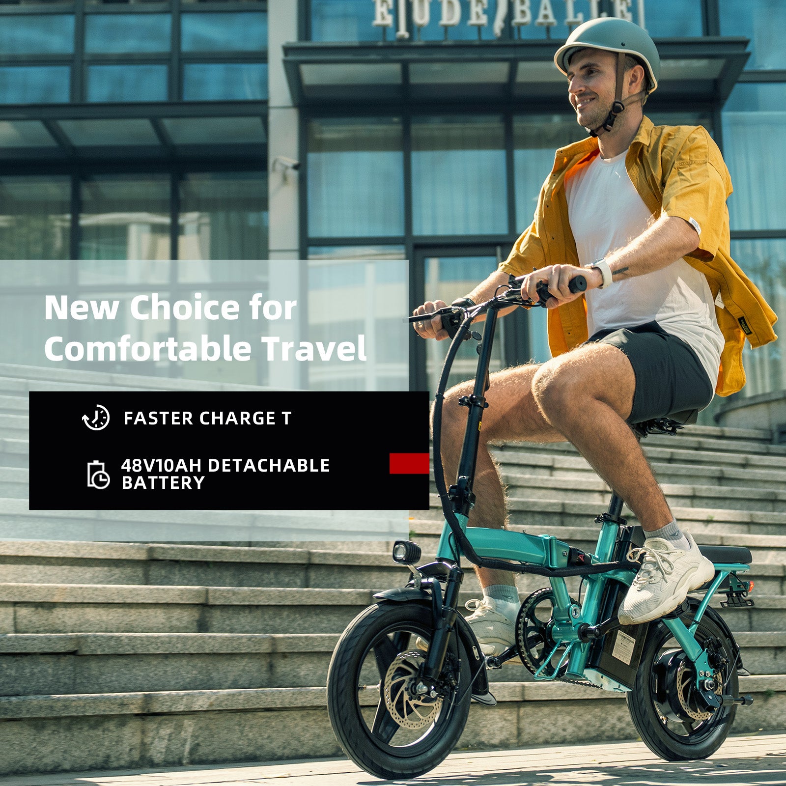 HiKeep D1 Foldable Electric Bike 48V 10Ah