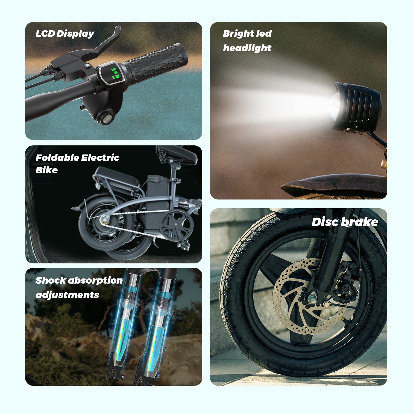 HiKeep D1 Foldable Electric Bike 48V 10Ah