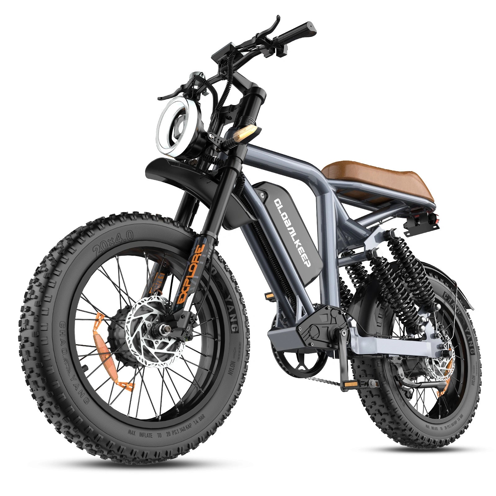捆绑MG-L Retro  Off-Road Electric Bikes | All-Terrain Ebikes - Hikeep ebike