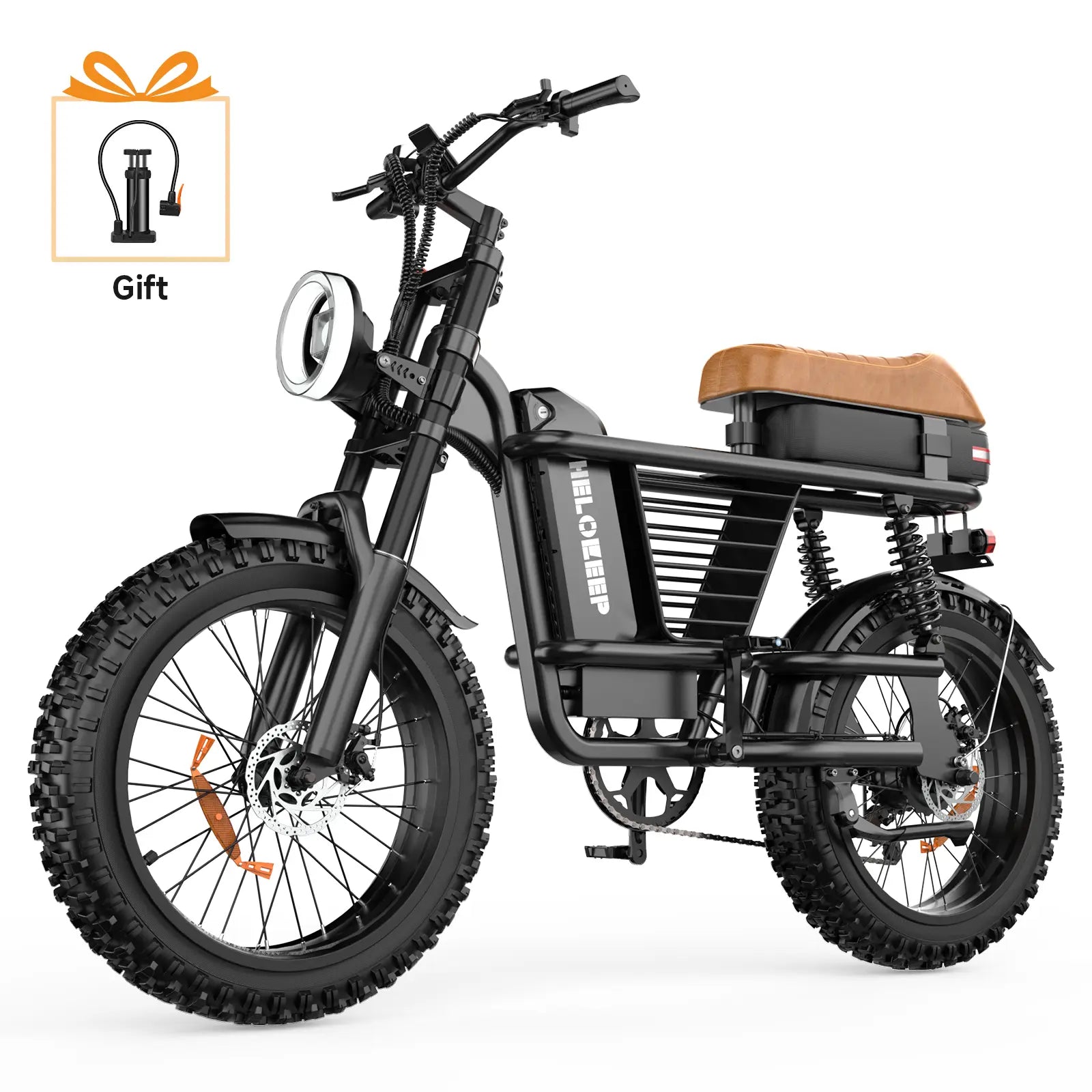 ME Cargo Retro Off-Road Electric Bikes | All-Terrain Ebikes - Hikeep ebike