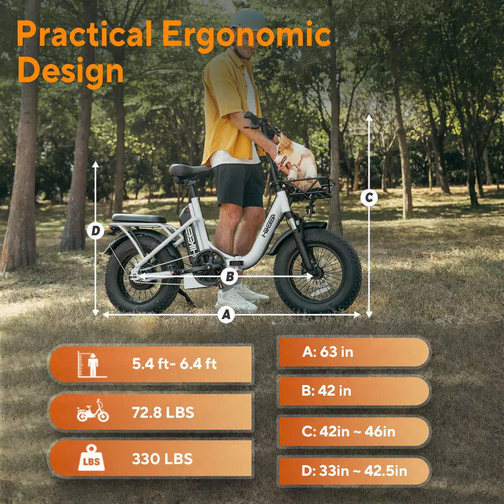 HiKeep COCO Folding Electric Bike 48V/13Ah