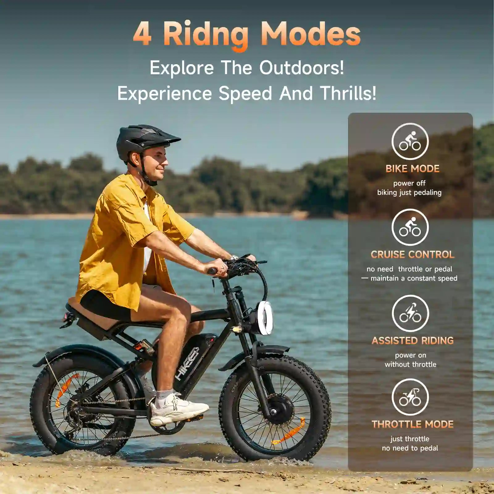 HiKeep K6 Ebike – Comes with a FREE Gift Pack Worth $157(The shipping fee needs to be paid separately) - Hikeep ebike