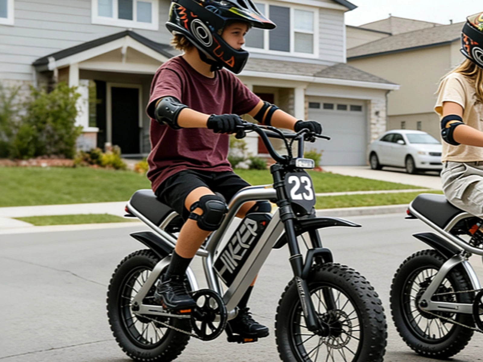 Hikeep K6 Mini 1500W peak electric dirt bike with 16"x3.0" fat tires and full suspension - Off-road performance beast
