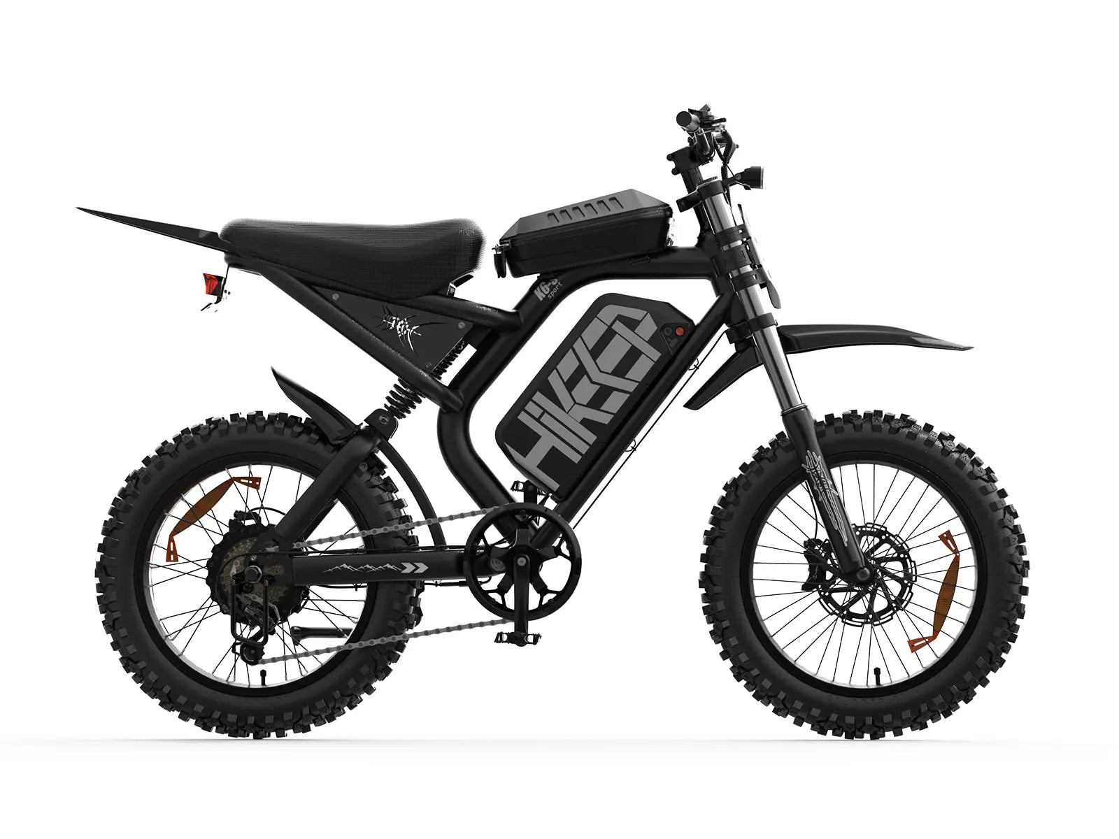 Hikeep K6-S Max Off-Road E-Dirt Bike 35MPH, 3000W Motor, 52V 40Ah Battery, 100 Mile Range, Fat Tires, Full Suspension, K6 S Max