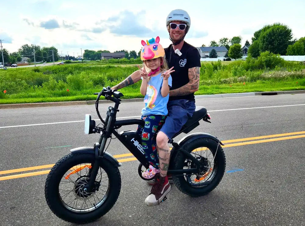 Hikeep K6 all-terrain electric bike with 20"x4.0" fat tires, 1500W motor, and full suspension in black
