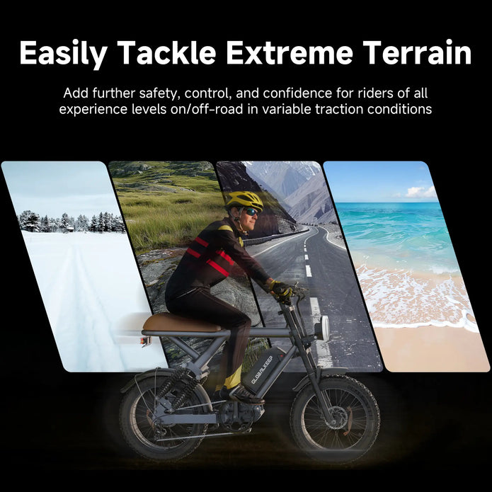 捆绑MG-L Retro  Off-Road Electric Bikes | All-Terrain Ebikes - Hikeep ebike