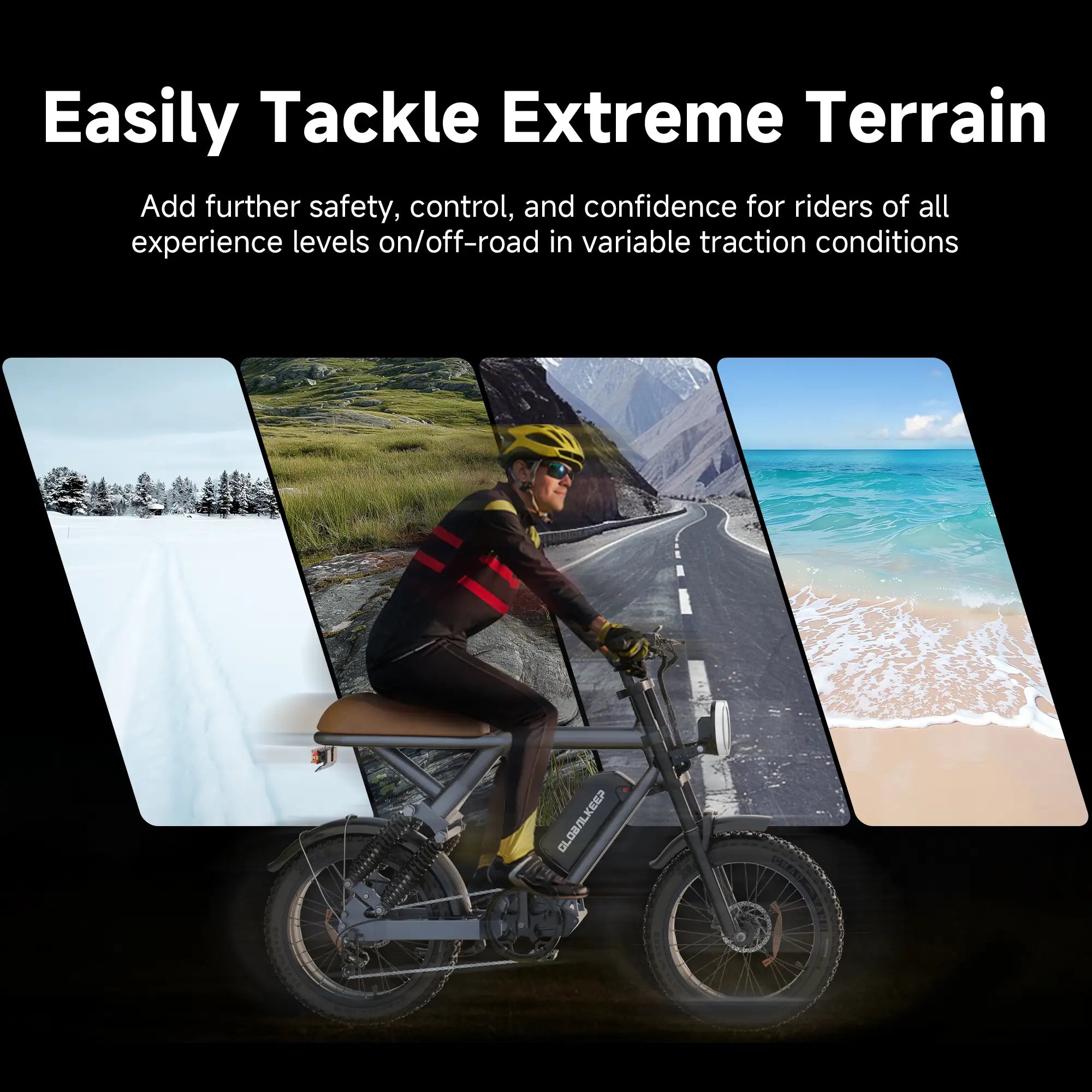 捆绑MG-L Retro Off-Road Electric Bikes | All-Terrain Ebikes - Hikeep ebike