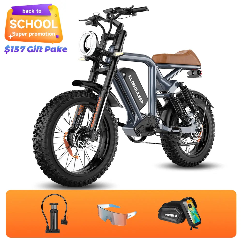 MA Full Suspension ebike for Adults - Hikeep ebike