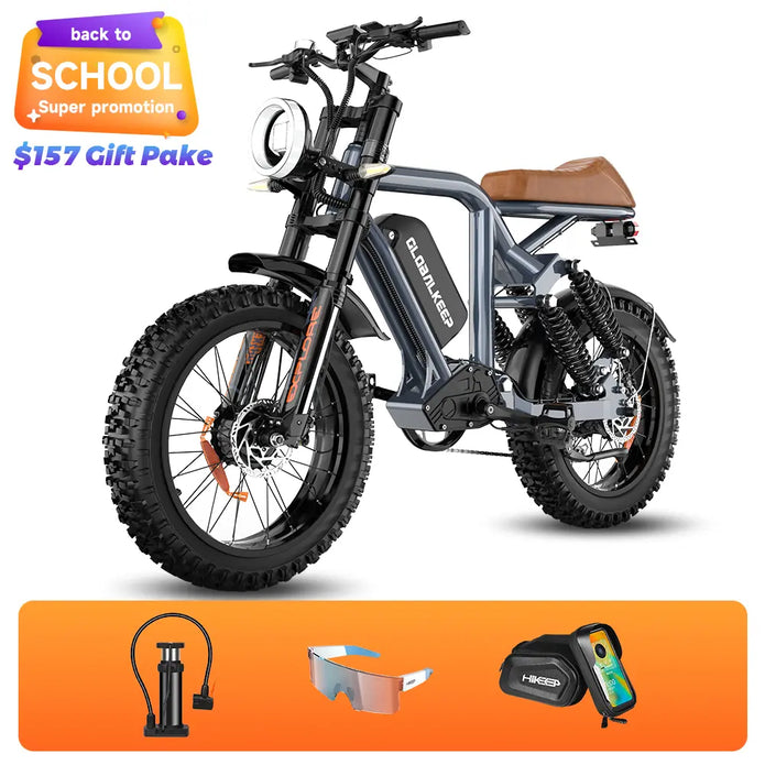 MA Full Suspension ebike for Adults - Hikeep ebike