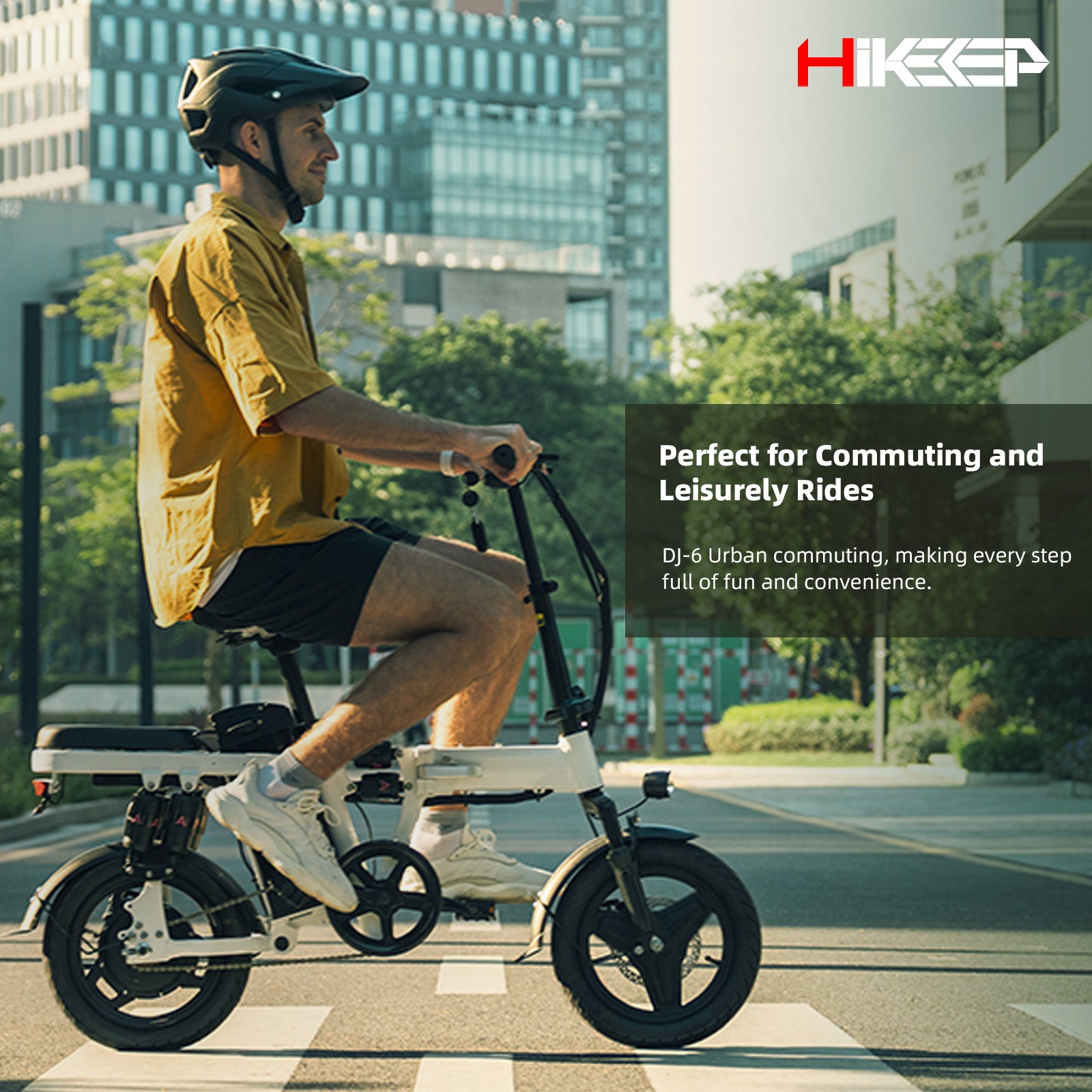 HiKeep Ebike DJ-6 Folding Electric Bike Grey 48V 13AH - Hikeep ebike