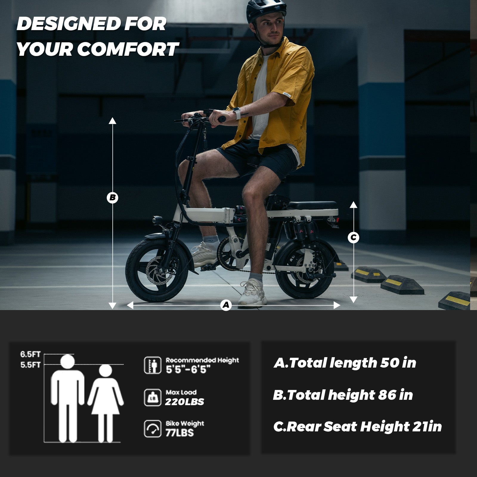 HiKeep Ebike DJ-6 Folding Electric Bike Grey 48V 13AH - Hikeep ebike