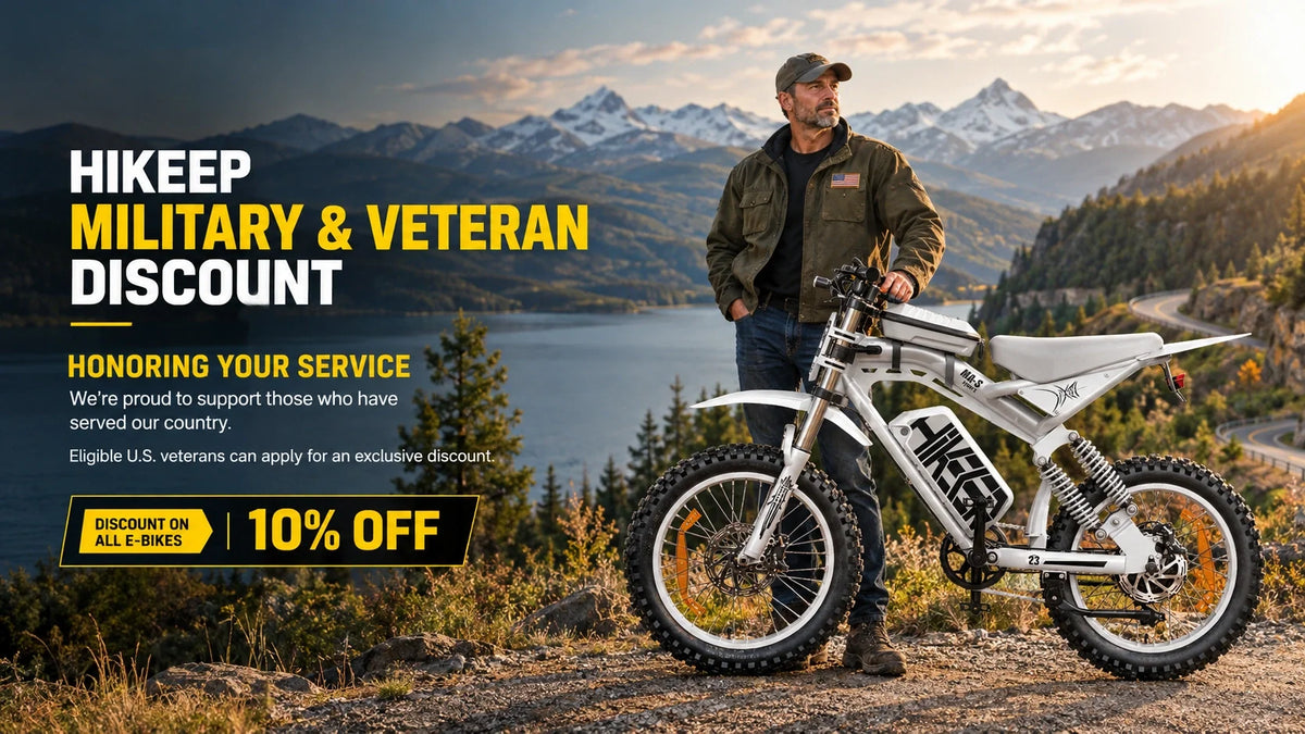 Hikeep Electric Dirt Bike Military & Veteran Discount