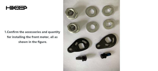 How do I install a front wheel motor on my e-bike? Helokeep ME-T  and Globalkeep MG-T dual motor e-bike