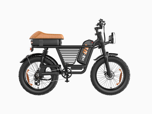 Hikeep ME fat tire utility ebike with rear cargo rack and 1500W peak motor - All-terrain versatile bike