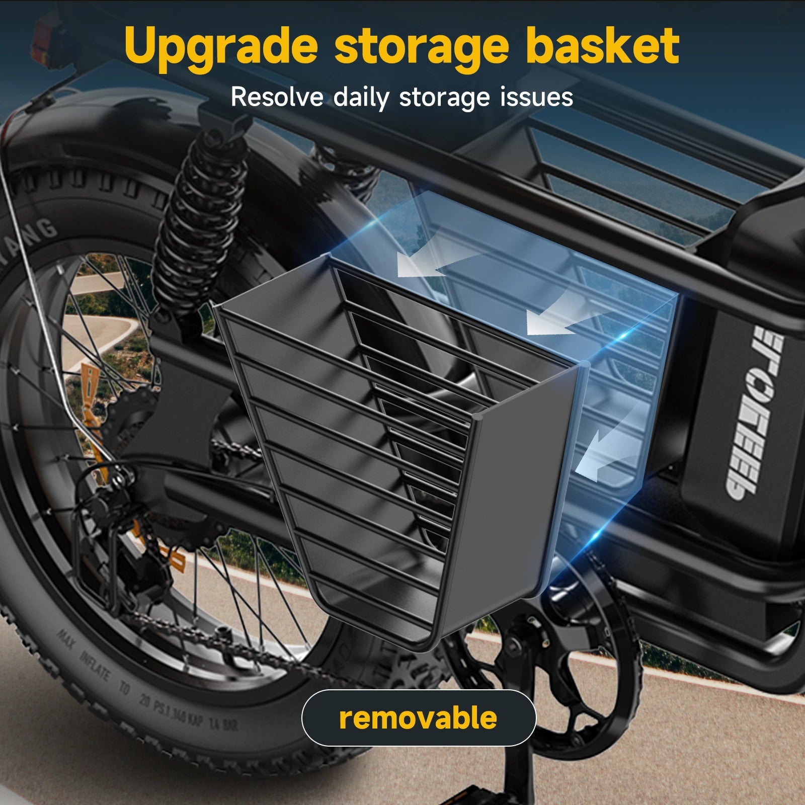 捆绑 ME-T Cargo Fat Tire eBike - Hikeep ebike