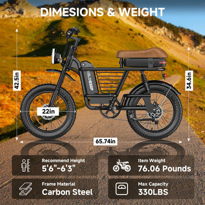 捆绑 ME-T Cargo Fat Tire eBike - Hikeep ebike