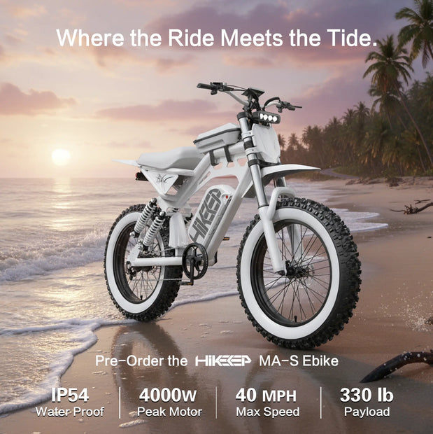 Hikeep MA-S 48V 50A 40MPH Max Speed Dirt Bike  Prepay $100 to unlock $300 discount