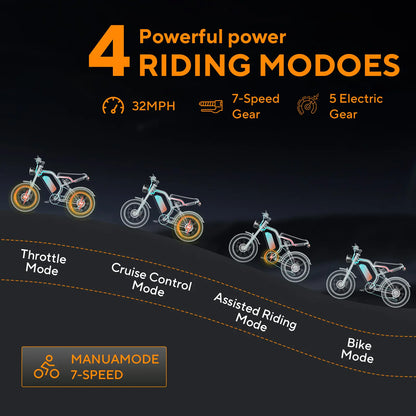 HiKeep K6 All-Terrain Ebike – Comes with a FREE Gift Pack Worth $196 - Hikeep ebike