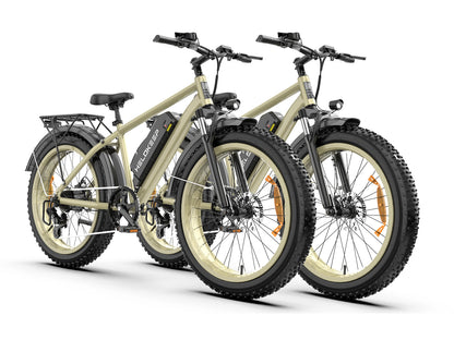 2 x Hikeep 26P Elf Pro 26” Fat Tire Electric Bike for Adults | Bulk Bundle Offer