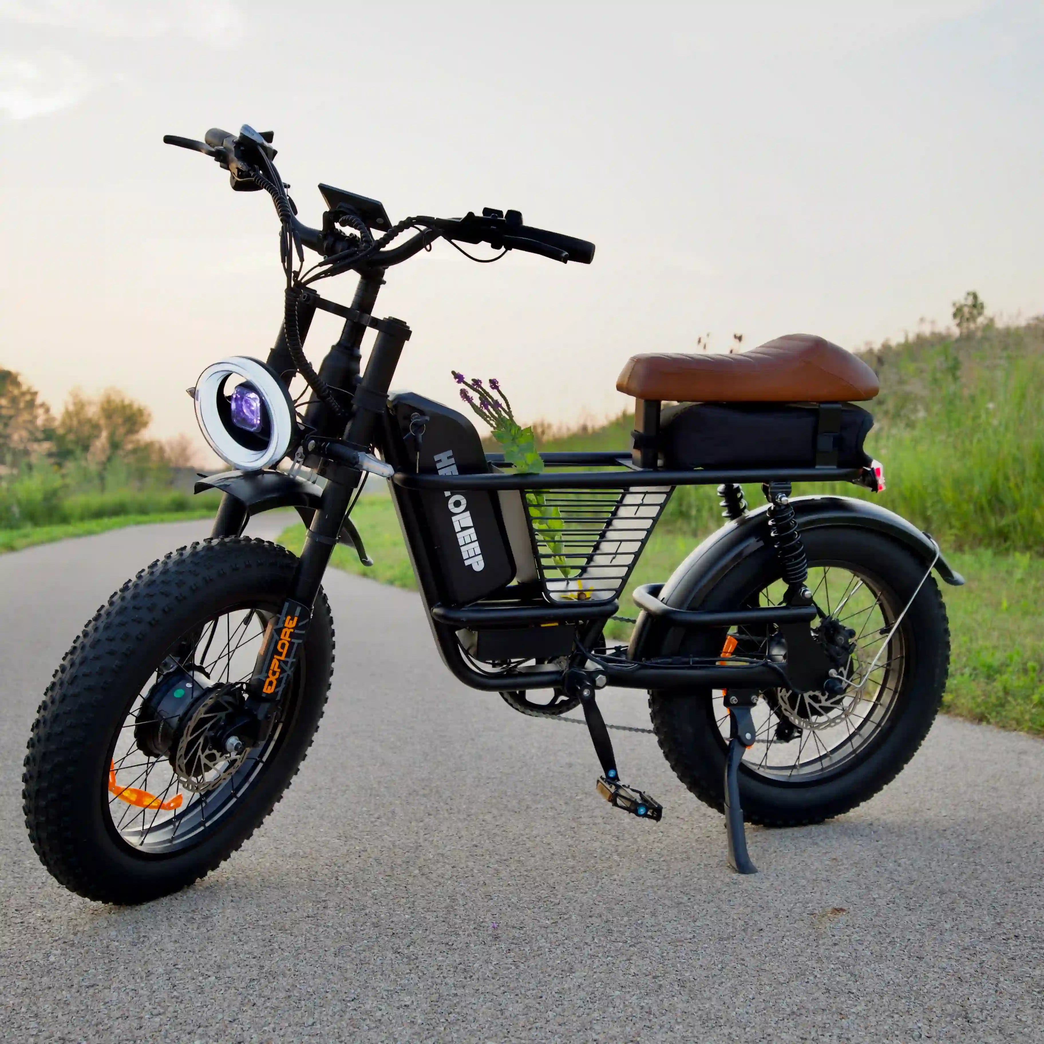ME Cargo Retro Off-Road Electric Bikes | All-Terrain Ebikes - Hikeep ebike