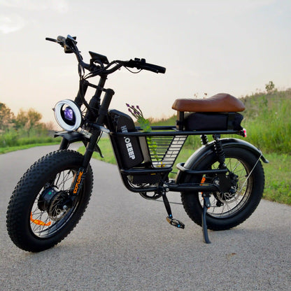 ME Cargo Retro Off-Road Electric Bikes | All-Terrain Ebikes - Hikeep ebike