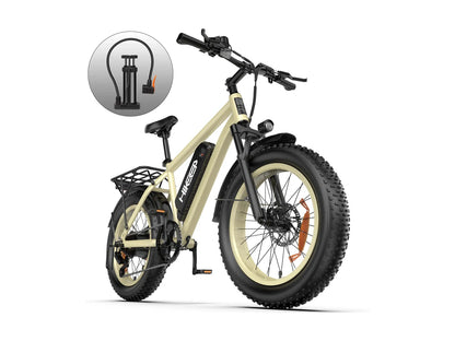 Hikeep Elf Pro 26” Fat Tire Electric Bike for Adults
