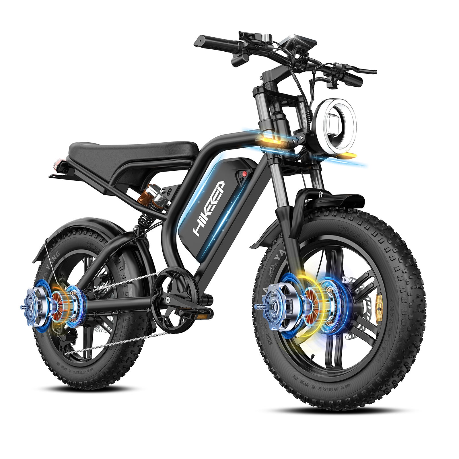 HiKeep K6-T Dual Motors 48V/15.6Ah Electric Bike