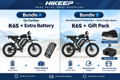 Hikeep K6S  Electric Dirt Bike With Extra Battery + Accessories - Hikeep ebike