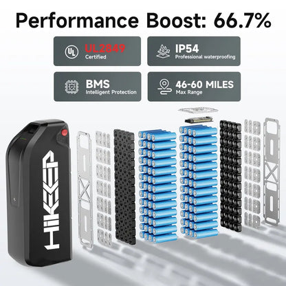 Hikeep Ebike K6 Battery For Canada - Hikeep ebike