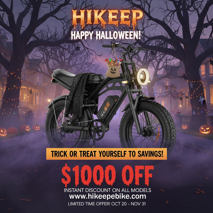 Hikeep MA All-Terrain E-Bike: Conquer Rough Trails with Long-Lasting Battery Power