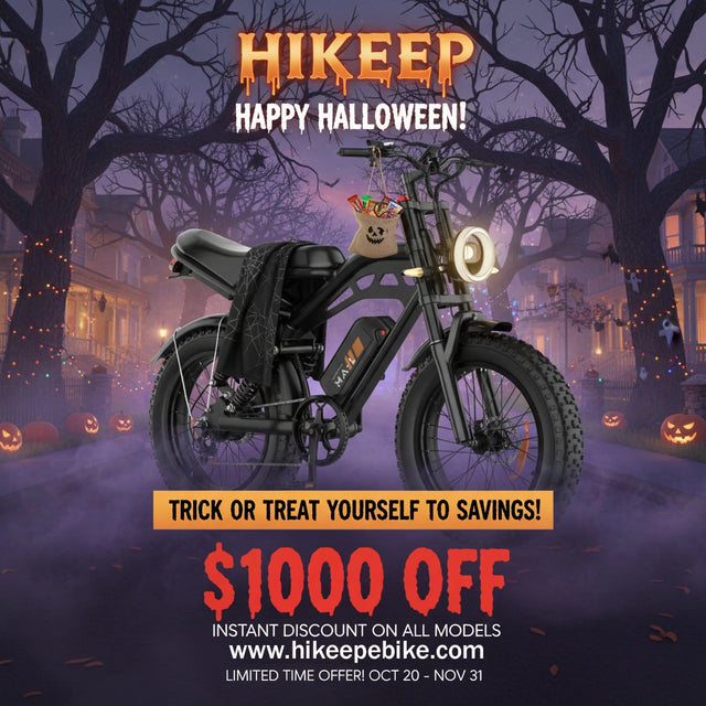 Hikeep MA All-Terrain E-Bike: Conquer Rough Trails with Long-Lasting Battery Power