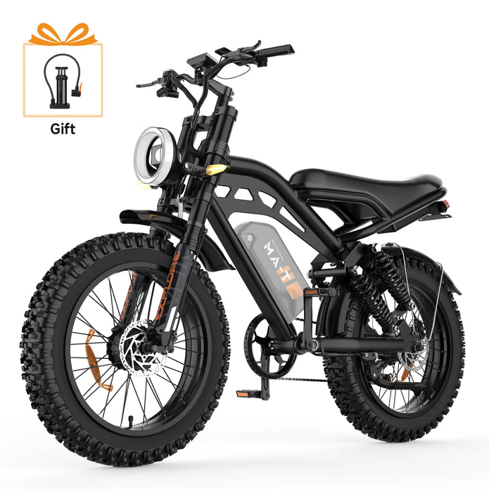 Hikeep MA All-Terrain E-Bike: Conquer Rough Trails with Long-Lasting Battery Power