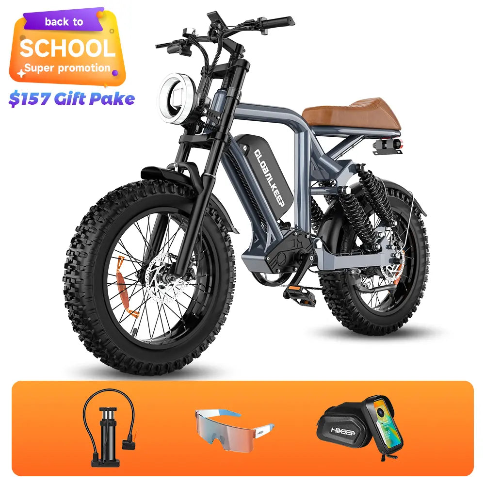 MA Full Suspension ebike for Adults - Hikeep ebike