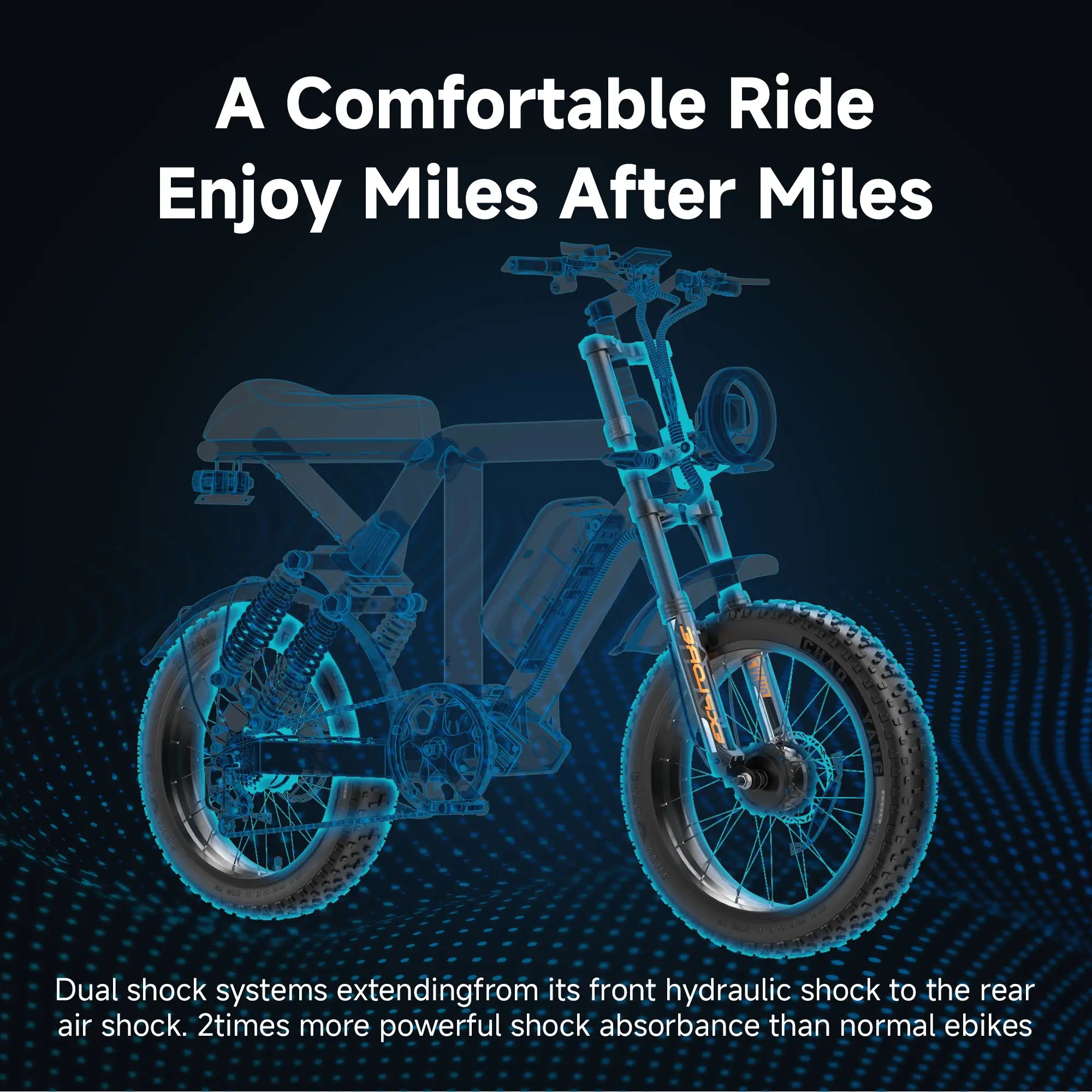 捆绑MG-L Retro  Off-Road Electric Bikes | All-Terrain Ebikes - Hikeep ebike