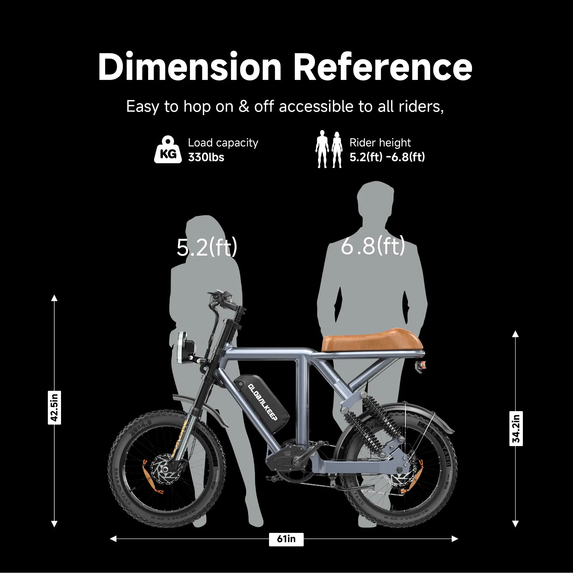 捆绑MG-L Retro  Off-Road Electric Bikes | All-Terrain Ebikes - Hikeep ebike