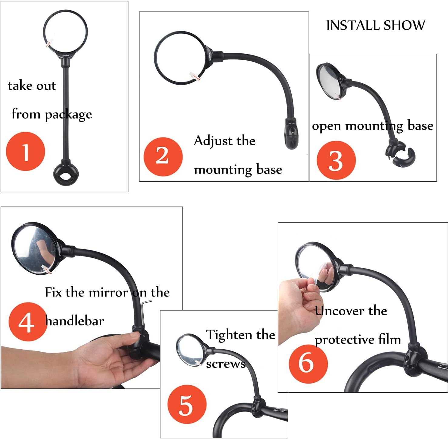 Bike Mirror - Hikeep ebike