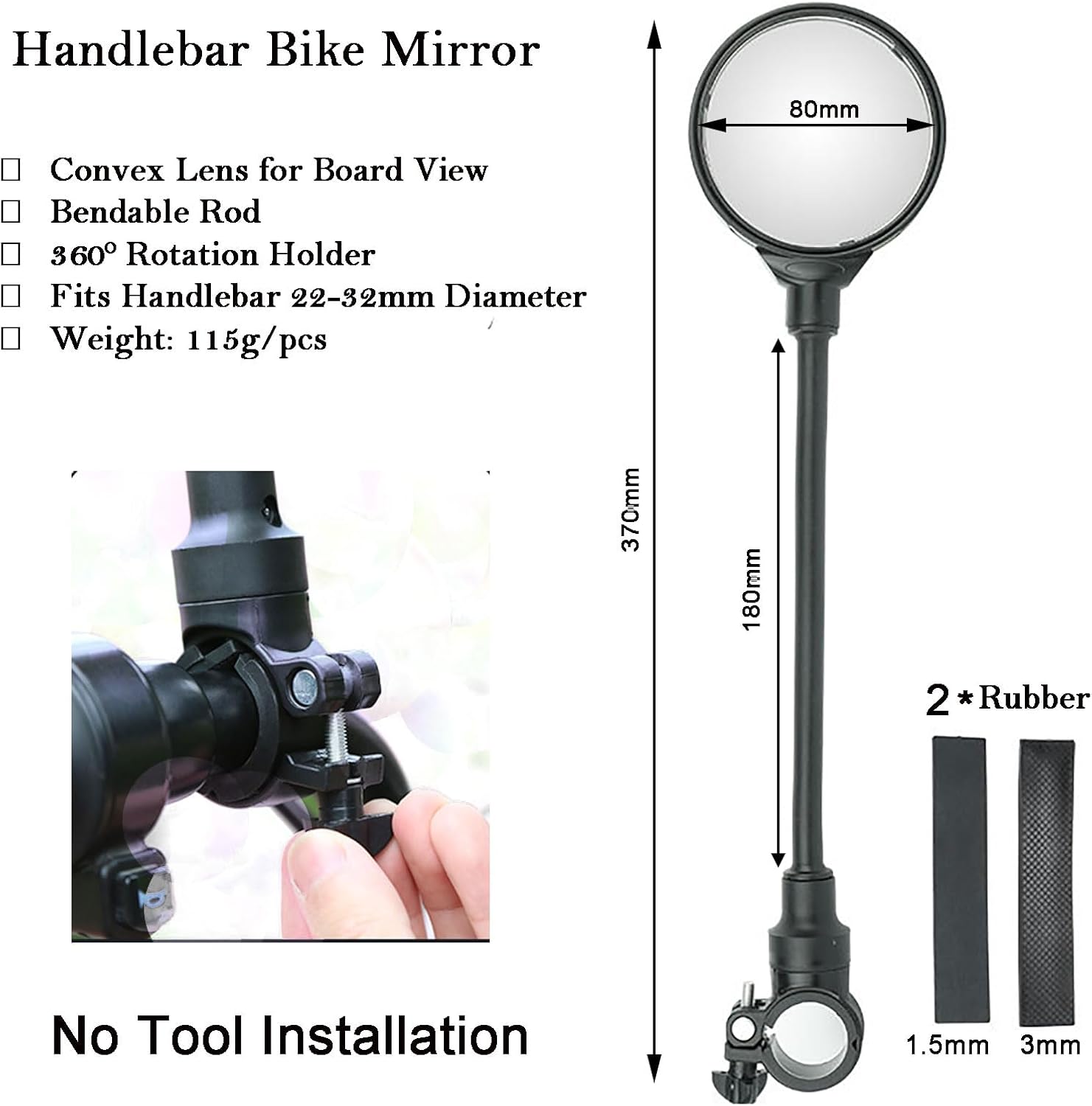 Bike Mirror - Hikeep ebike