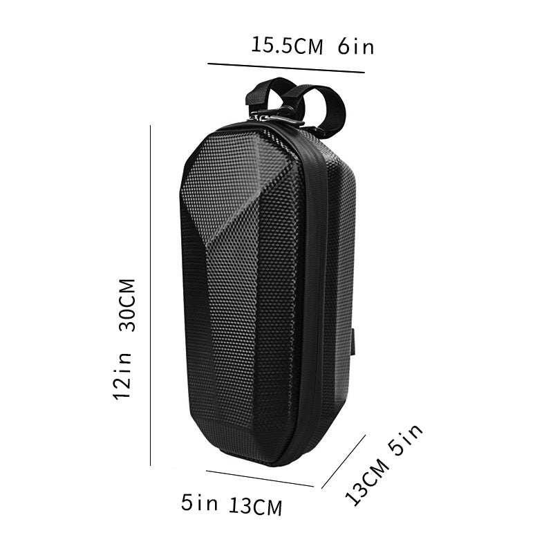Hard Shell Bag Black - Hikeep ebike