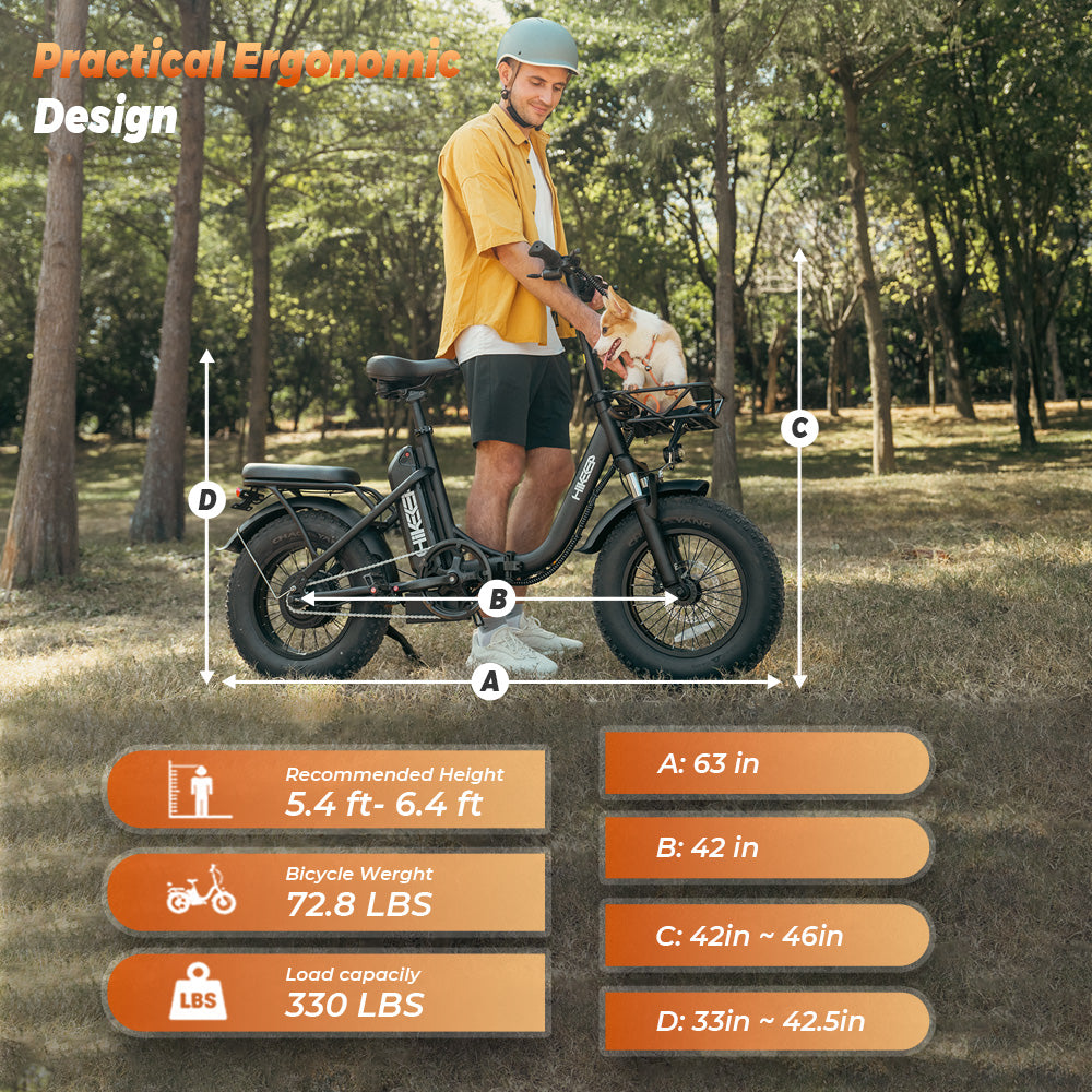 HiKeep COCO Folding Electric Bike 48V/10Ah - Hikeep ebike