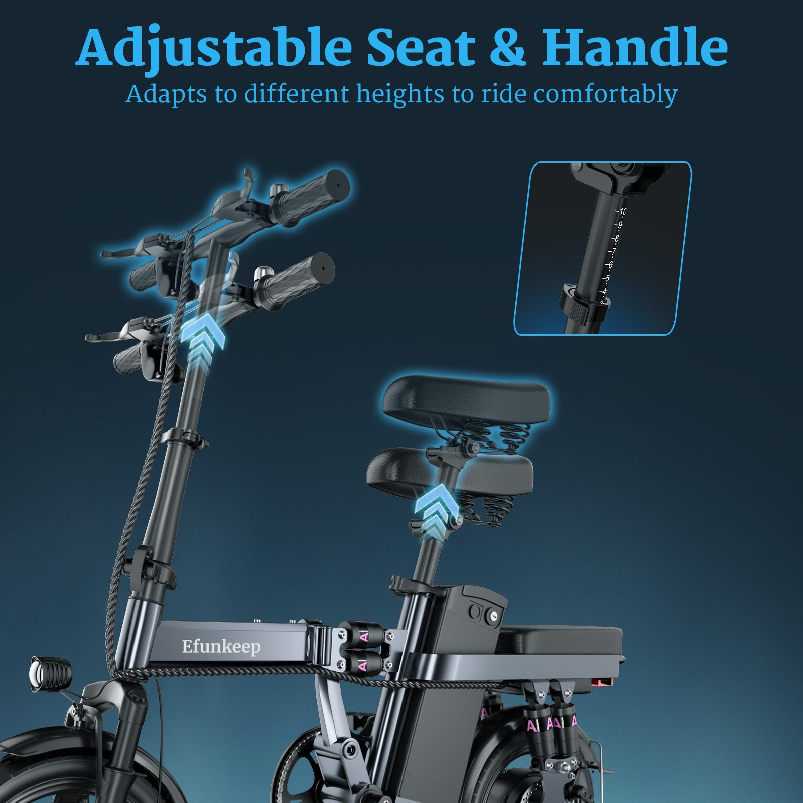 Efunkeep 400W Folding EBike - Hikeep ebike