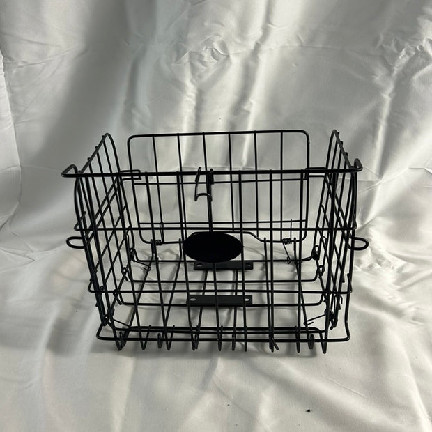 Foot Pedal Rear Seat Steel Folding Vegetable Basket Storage Bin - Hikeep ebike